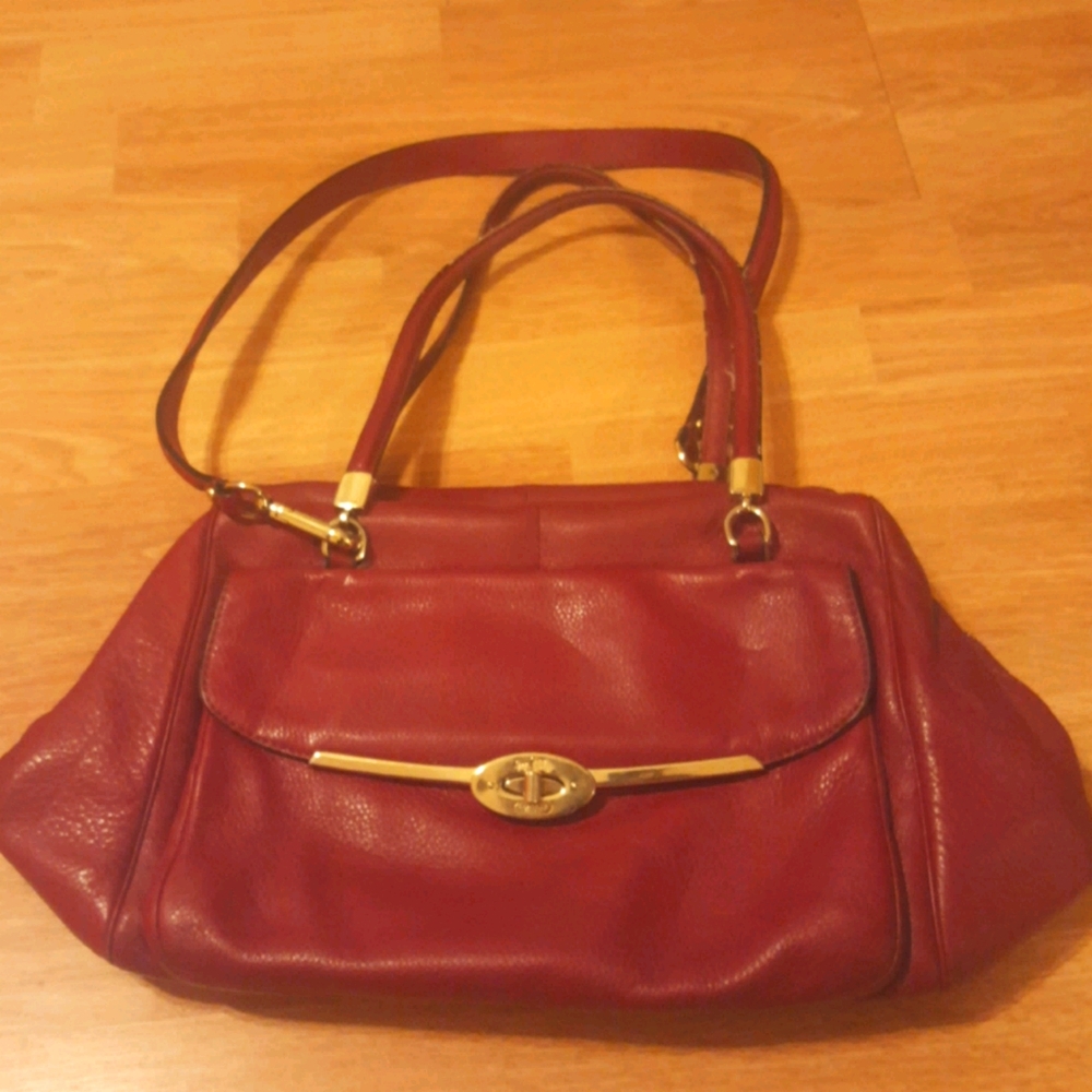 Coach Magenta Colored Bag